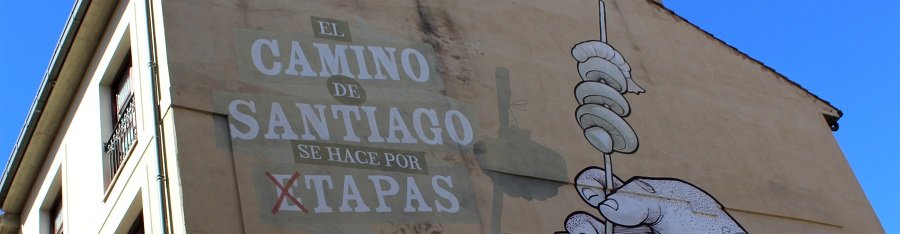 Zwyczaj tapas i picia wina w Logroño na Calle del Laurel