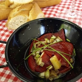 Papryczki pimientos del piquillo nadziewane serem owczym