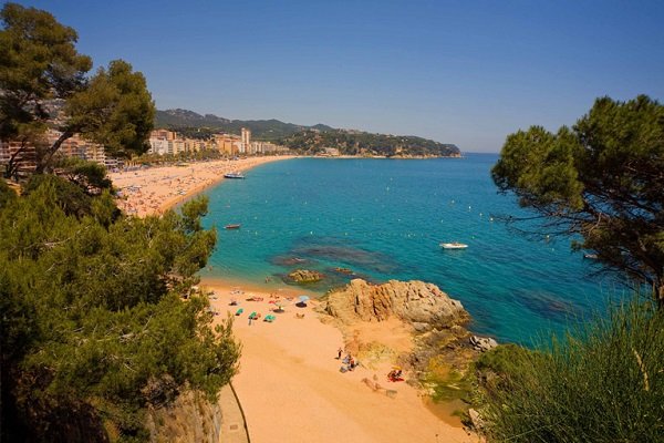 Plaża "Playa Grande" w Lloret de Mar