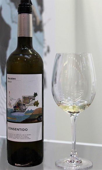 Consentido Macabeo 2016 - wino hiszpańskie (DO Yecla)