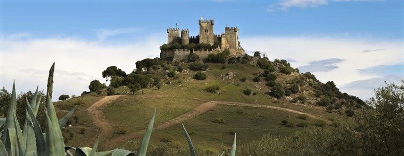 Zamek w Almodóvar del Río w prowincji Kordoba (Hiszpania, Andaluzja)