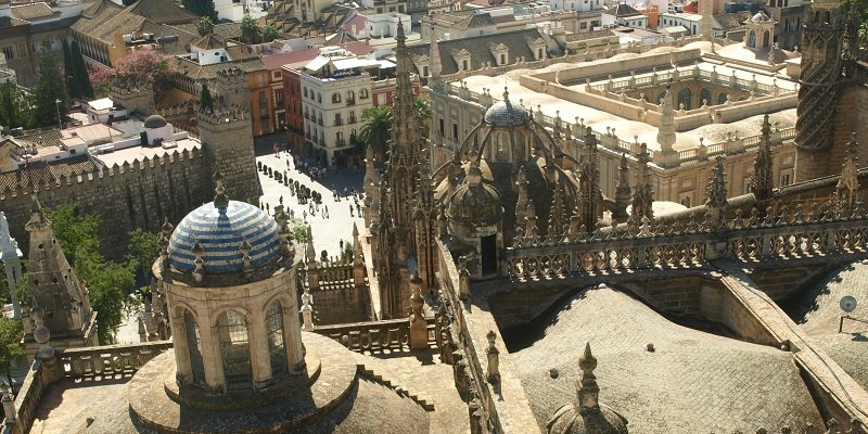 Andaluzja - Sewilla z wieży La Giralda
