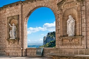 Klasztor Monserrat w Katalonii