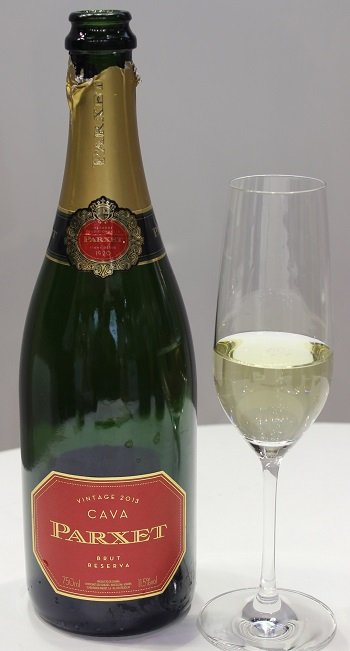 Wino hiszpańskie Cava Parxet Brut Reserva 2013.
