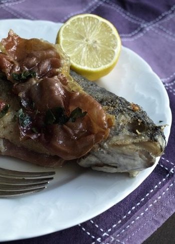 Przepis na wyśmienitego pstrąga a la Navarra