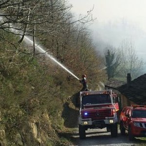 Hiszpania Kantabria pożary strażacy